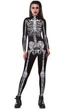 Load image into Gallery viewer, Adult size Skull Skeleton costume